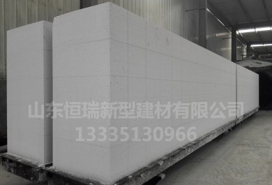 Autoclaved ash aerated concrete block